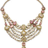 AN INDIAN MULTI-GEM AND DIAMOND NECKLACE - фото 3
