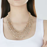 AN INDIAN FIVE-ROW DIAMOND NECKLACE - фото 2