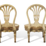 A PAIR OF FRENCH GREY-PAINTED CHAISES D'ENFANT - photo 6