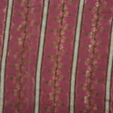 A GROUP OF SEVEN BERRY TONED SILKS - фото 10