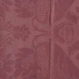 A GROUP OF SEVEN BERRY TONED SILKS - фото 22
