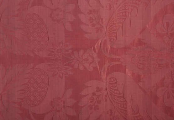 A GROUP OF SEVEN BERRY TONED SILKS - photo 25