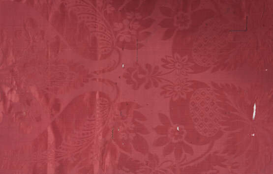A GROUP OF SEVEN BERRY TONED SILKS - photo 34