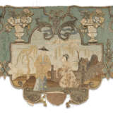 TWO EARLY LOUIS XV SILK AND WOOL EMBROIDERED, COUCHED AND APPLIQUED PELMETS - photo 5