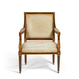 A PAIR OF DUTCH TULIPWOOD, AMARANTH, ASH, STAINED AND EBONIZED FRUITWOOD ARMCHAIRS - фото 4