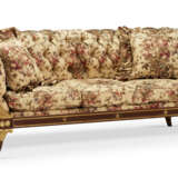 A PAIR OF REGENCY MAHOGANY AND PARCEL-GILT SETTEES - фото 4
