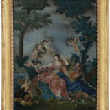 A CHINESE EXPORT REVERSE PAINTING ON GLASS - photo 1