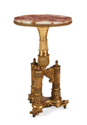 A NORTH EUROPEAN GILTWOOD OCCASIONAL TABLE