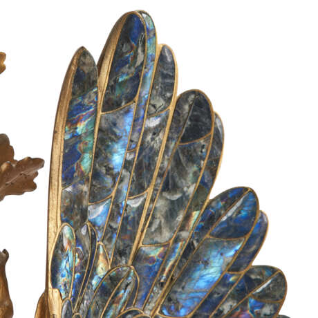 A FRENCH ORMOLU AND LABRADORITE TWIN-BRANCH WALL-LIGHT - photo 5