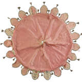AN ITALIAN EMBROIDERED SILK PARASOL COVER - photo 2