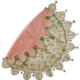 AN ITALIAN EMBROIDERED SILK PARASOL COVER - photo 3