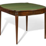 A GEORGE III MAHOGANY CONCERTINA ACTION GAMES TABLE - photo 3