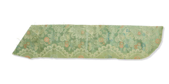 A GROUP OF SEVEN ENGLISH OR CONTINENTAL LIGHT GREEN SILKS - photo 13