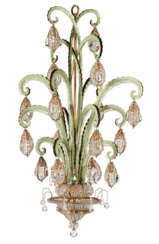 A FRENCH CUT-GLASS CHANDELIER