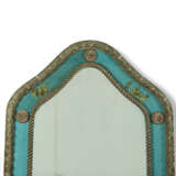 A PAIR OF NORTH ITALIAN SILVERED, POLYCHROME-PAINTED AND VERRE EGLOMISE MIRRORS - фото 2