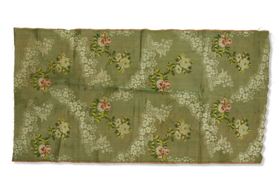 A GROUP OF SEVEN ENGLISH OR CONTINENTAL LIGHT GREEN SILKS - photo 19