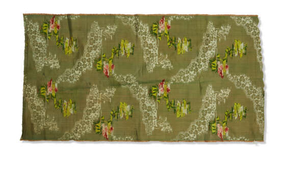 A GROUP OF SEVEN ENGLISH OR CONTINENTAL LIGHT GREEN SILKS - photo 20