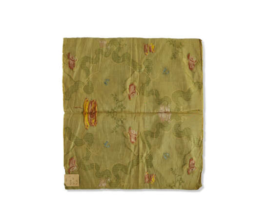 A GROUP OF SEVEN ENGLISH OR CONTINENTAL LIGHT GREEN SILKS - photo 27