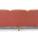 A VELVET-UPHOLSTERED THREE-SEAT BANQUETTE - photo 4