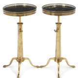 A PAIR OF FRENCH GILT-METAL OCCASIONAL TABLES - фото 2