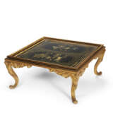 A LOUIS XV STYLE BLACK LACQUER AND PARCEL-GILT LOW TABLE - фото 3