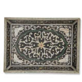 A PAIR OF MOTHER-OF-PEARL INLAID EBONIZED TRAYS - photo 4
