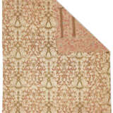 A FRENCH SALMON 'LACE' PATTERN BROCADED SILK LAMPAS - photo 3