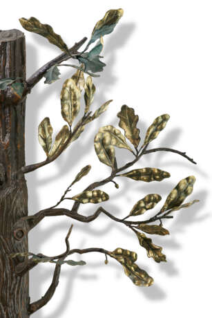 A PAIR OF PAINTED METAL TREES - фото 4