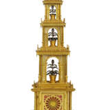 A GEORGE III ORMOLU, ENAMEL AND PASTE-SET MUSICAL AND AUTOMATON TOWER CLOCK, PROBABLY MADE FOR THE CHINESE MARKET - фото 10