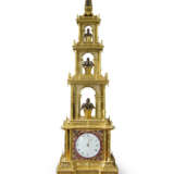 A GEORGE III ORMOLU, ENAMEL AND PASTE-SET MUSICAL AND AUTOMATON TOWER CLOCK, PROBABLY MADE FOR THE CHINESE MARKET - Foto 21