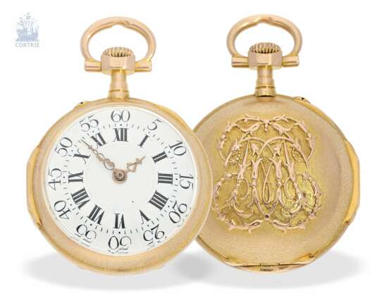 Taschenuhr/Anhängeuhr: sehr seltene und außergewöhnliche Damenuhr im Louis XVI-Stil, signiert Breguet No.3555, ca.1875 - фото 1