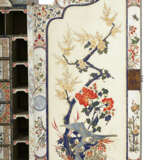 A GERMAN WHITE-JAPANNED, POLYCHROME AND GILT-DECORATED SECRETAIRE CABINET - photo 3