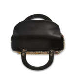 A LIMITED EDITION BLACK LEATHER & EMBROIDERED ANIMALS MEDIUM LADY DIOR WITH GOLD HARDWARE - фото 5