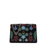 A LIMITED EDITION BLACK VELVET EMBELLISHED SERPENTI WITH PERMABRASS HARDWARE - photo 1