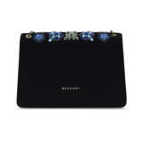 A LIMITED EDITION BLACK VELVET EMBELLISHED SERPENTI WITH PERMABRASS HARDWARE - фото 3