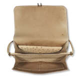 A FICELLE OSTRICH SAC SEQUANA WITH GOLD HARDWARE - фото 4
