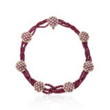 RUBY AND DIAMOND NECKLACE - Foto 3