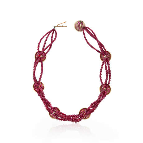 RUBY AND DIAMOND NECKLACE - photo 4