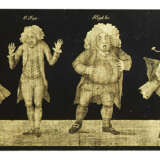 A SET OF THREE GEORGE III VERRE EGLOMISE PICTURES - photo 7