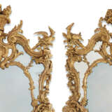 A PAIR OF GEORGE II GILTWOOD PIER MIRRORS - фото 3