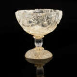 AN ENAMELLED GOLD MOUNTED ROCK CRYSTAL TAZZA - photo 7