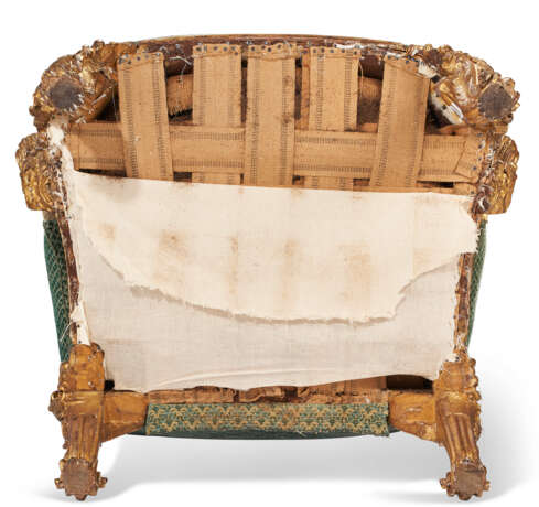 A GEORGE II GILTWOOD ARMCHAIR OF MONUMENTAL PROPORTIONS - Foto 5
