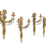 A SET OF FOUR FRENCH ORMOLU TWIN-BRANCH WALL-LIGHTS - photo 2