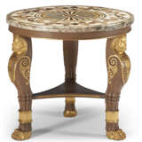 A REGENCY BRONZED AND PARCEL-GILT CENTER TABLE - фото 2