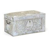 A CHINESE MOTHER-OF-PEARL-VENEERED BOX AND COVER - photo 1