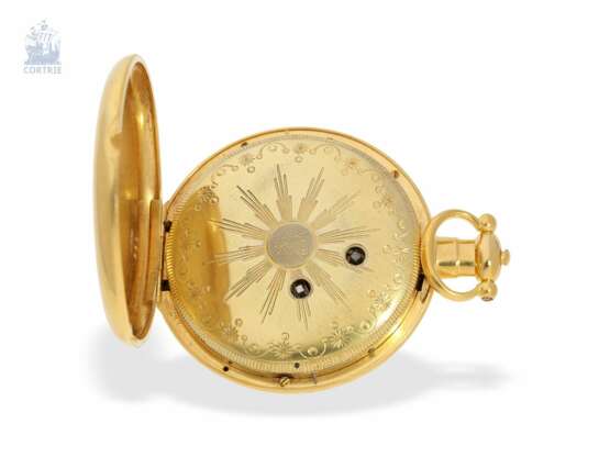 Taschenuhr: äußerst prächtige Taschenuhr für den chinesischen Markt, signiert Bovet Fleurier , ca.1850 - Foto 2