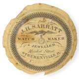 Taschenuhr: seltene einzeigrige Doppelgehäuse-Spindeluhr mit retrograder Stunde und Tag/Nachtanzeige, Thomas Maston London, 1825 - Foto 2