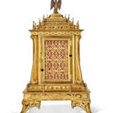 A GEORGE III PASTE-SET ORMOLU MUSICAL TABLE CLOCK - photo 3