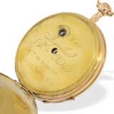 Taschenuhr: feine, große französische Zylinderuhr mit Repetition, Charles Oudin, Elève de Breguet, 52 Palais Royal Paris, No. 5101, ca.1815 - Foto 4
