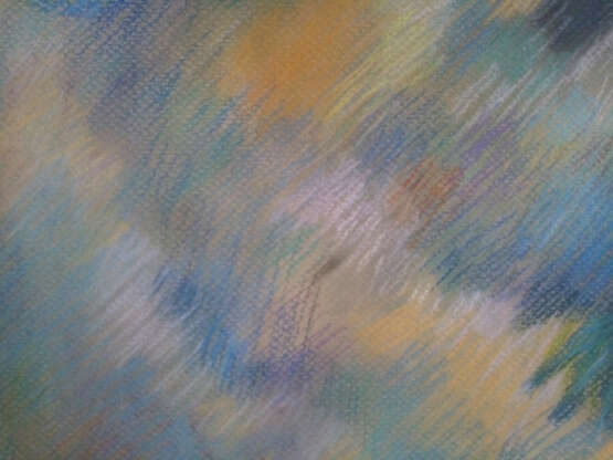 Painting, картина пастелью “Пастель Из-за тучки”, Paper, Pastel, Impressionist, жанровая сцена, Russia, 2008 - photo 3